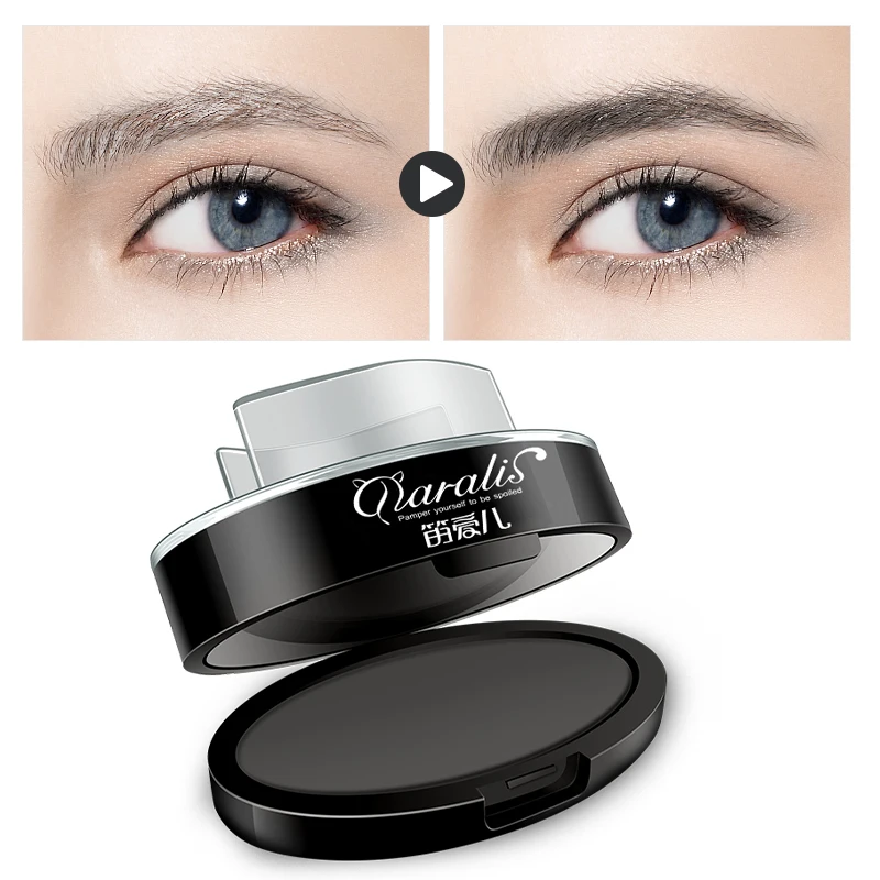 

Hot Sale Natural Arched Eyebrow Stamp High Quality Waterproof Eyebrow Stamp Quick Makeup Tool Eyebrow Powder