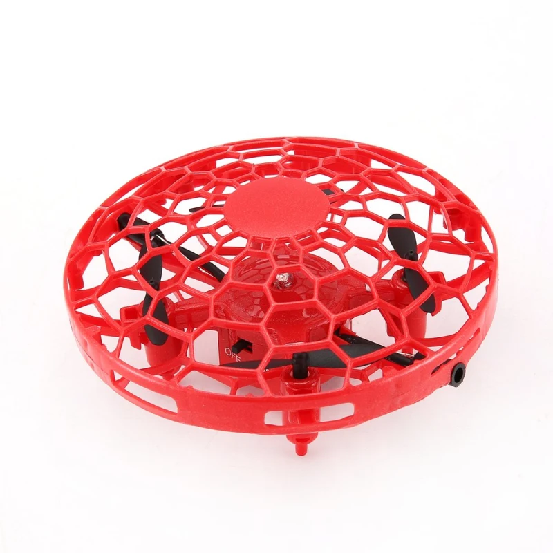 Электронный НЛО FlyingHand контроль индукции RC игрушка Дрон анти-осенний родитель-ребенок Взаимодействие 3D рулон внутри снаружи детская игрушка