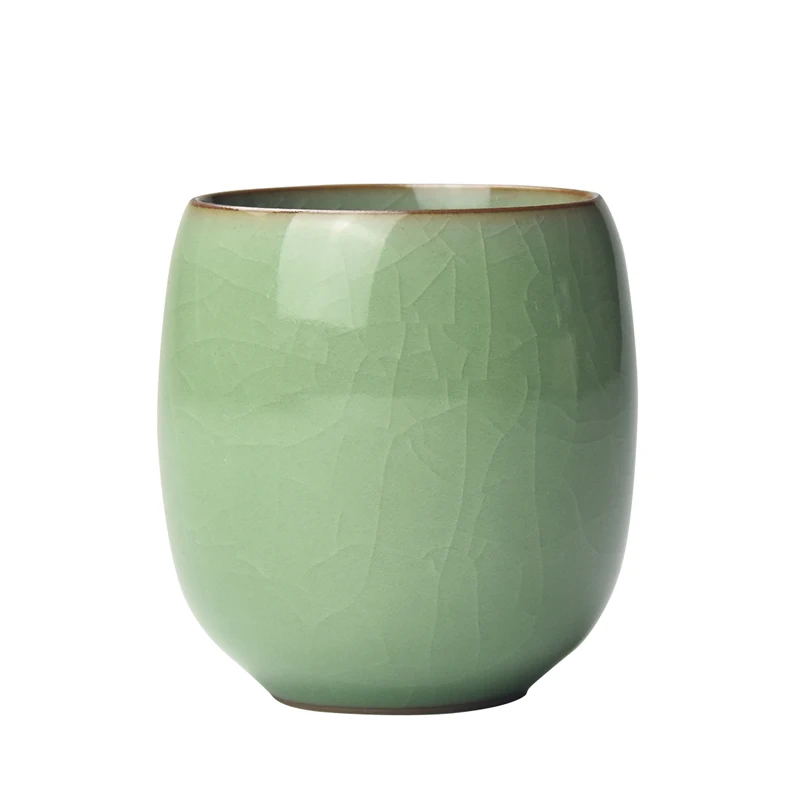 

Tea Cup 150ml 200ml Longquan Celadon Teacup Porcelain Ceramic Tea Bowl Container Teaware Master Cups Drinkware Coffee Mug Decor
