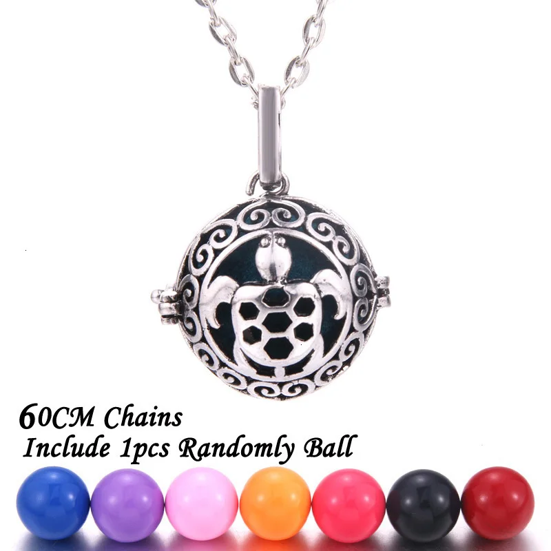 New Aromatherapy lockets Vintage silver Perfume Diffuser necklaces Aroma Essential Oils Pendant Necklace Pregnant woman necklace