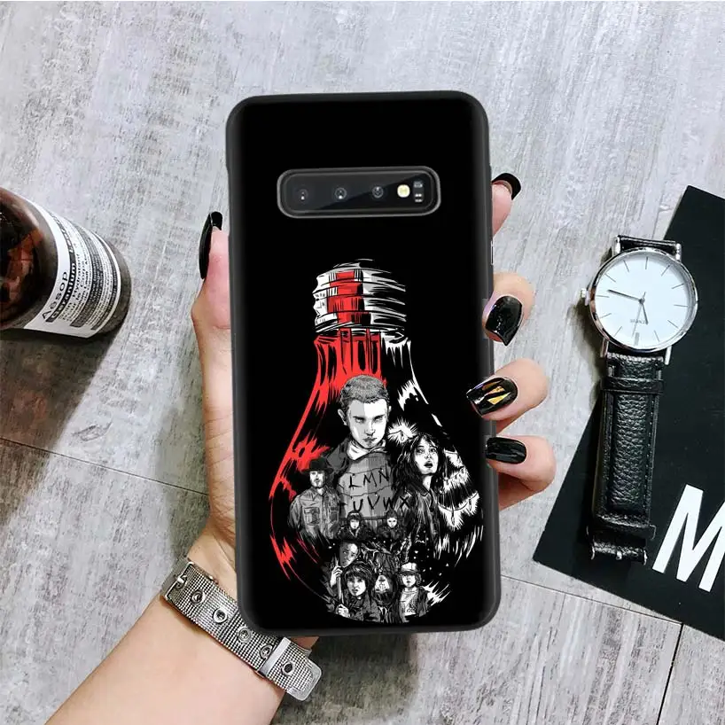 Очень странные дела плакат черная крышка чехол для телефона для samsung Galaxy A50S A10S A20S A10 A20E A30 A40 A50 A70 M40 M30S A80 Coque чехол