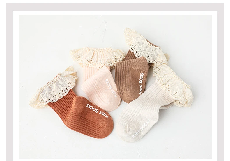 Baby Long Socks For Girls Warm Long Leg Warmers Socks Baby Lace Girls Knee High  Baby Socks Non Slip Socks Kids