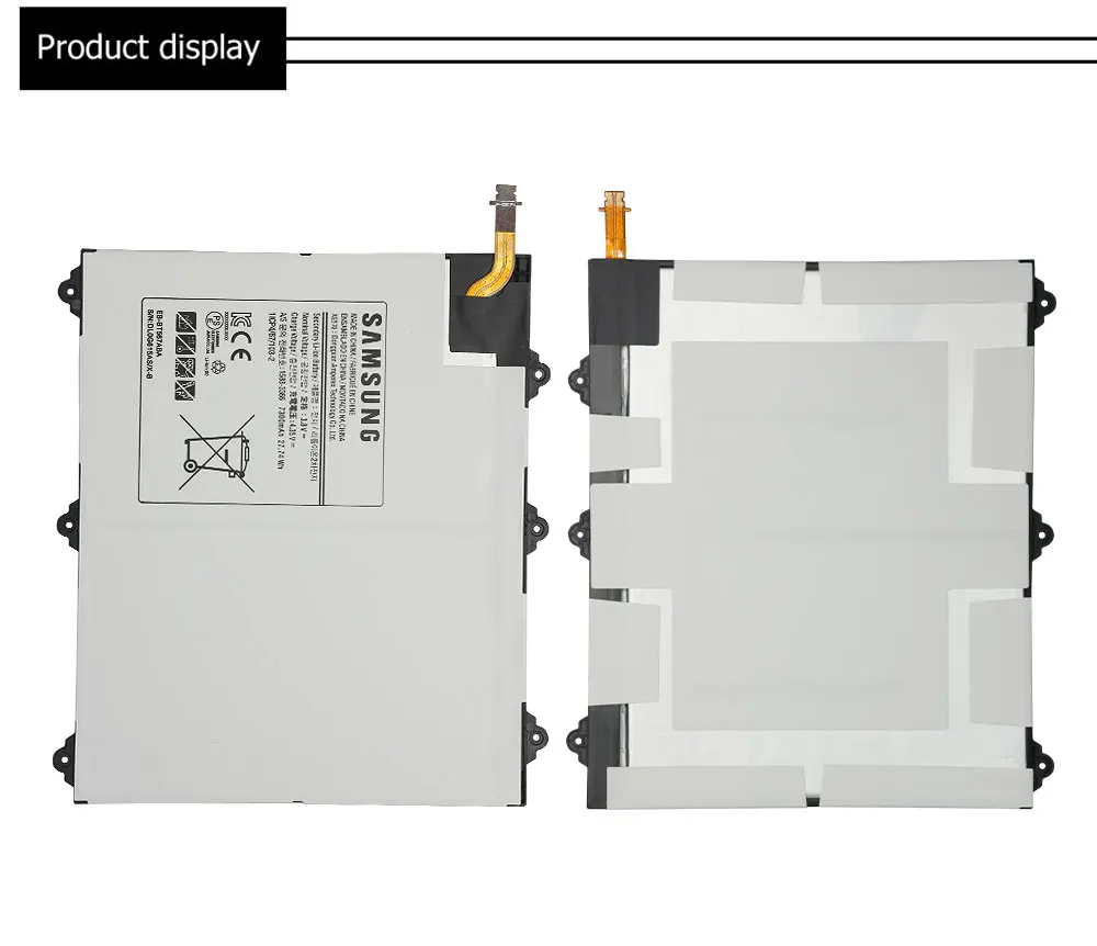 Samsung планшет батарея EB-BT567ABA для samsung Galaxy Tab SM-T560NU T567v 9," 7300 mAh Замена батареи+ Инструменты