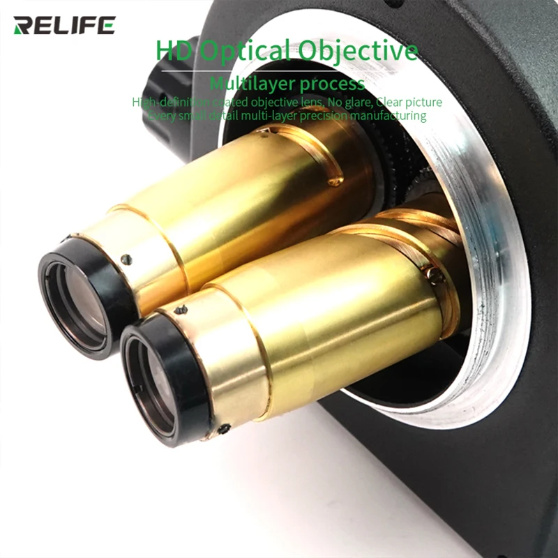RELIFE RL M3T B1 тринокуляр стерео микроскоп 7X 45X зум в сочетании с HDMI Камера