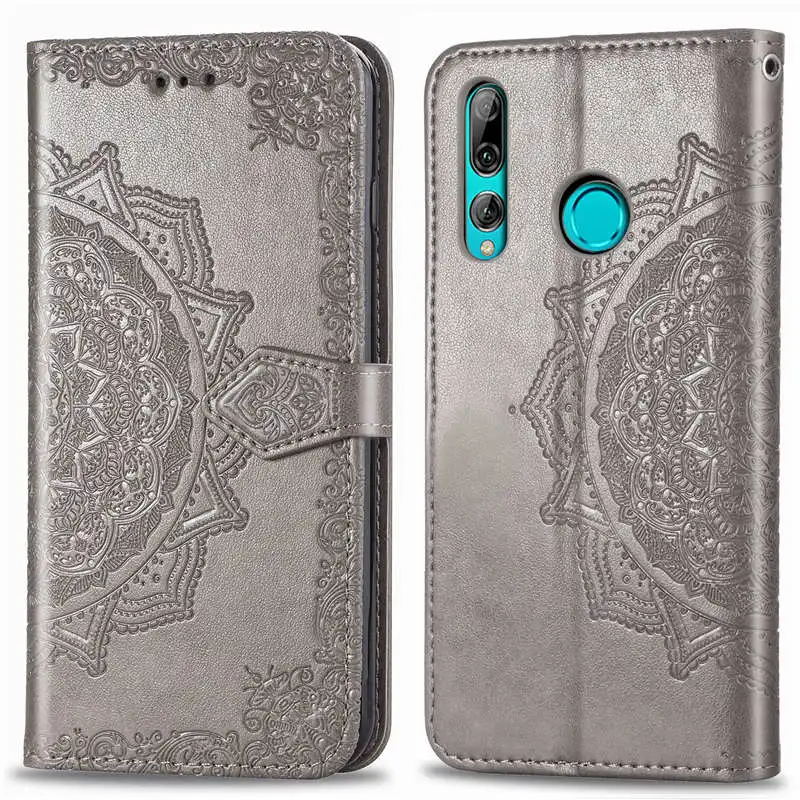 Gray Чехол для телефона для huawei P Smart Z плюс Y3 Y5 Y6 Y7 Y9 Pro Prim крышка - Цвет: Gray