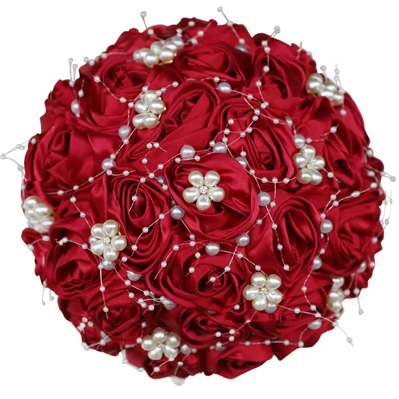 Bouquet Creations stretto Classico Bracciale Perla Bouquet di fiori-Crema 