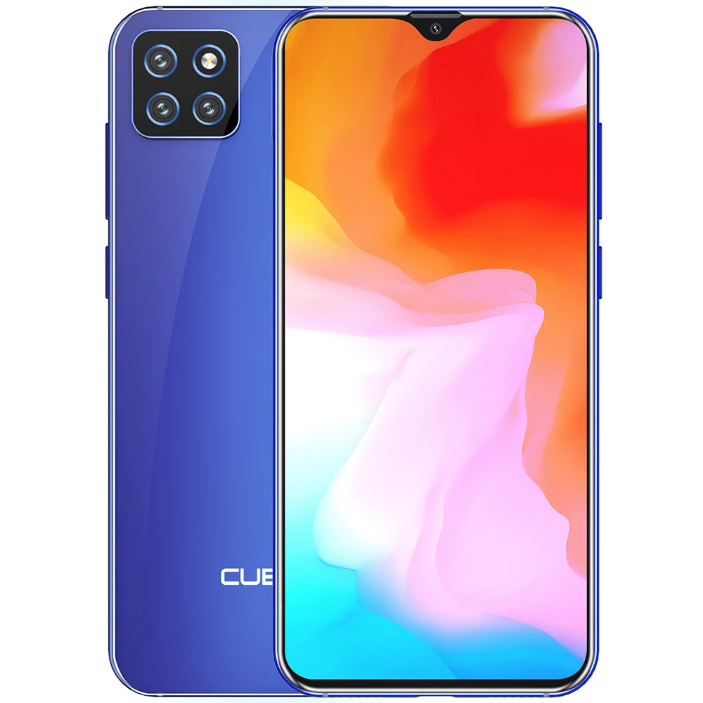 Смартфон Cubot X20 Pro 6," FHD+ с функцией капли воды, режим AI, тройная камера, Android 9,0, 6 ГБ+ 128 ГБ, четыре ядра, 4000 мА/ч, для распознавания лица - Цвет: Blue