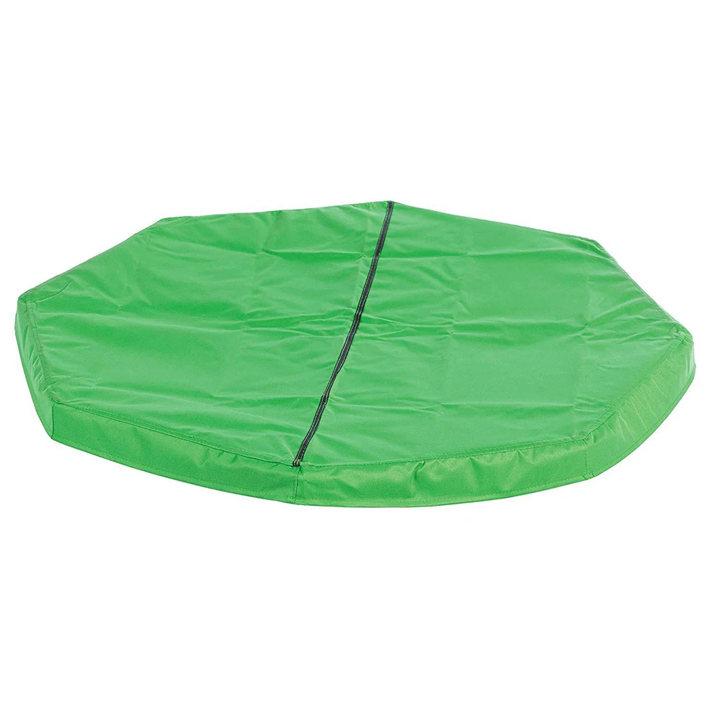 Waterproof Indoor Outdoor Universal Pet Play Pen Folding Enclosure Protect With Mat Safe PVC Household Accessories Exercise - Цвет: Зеленый