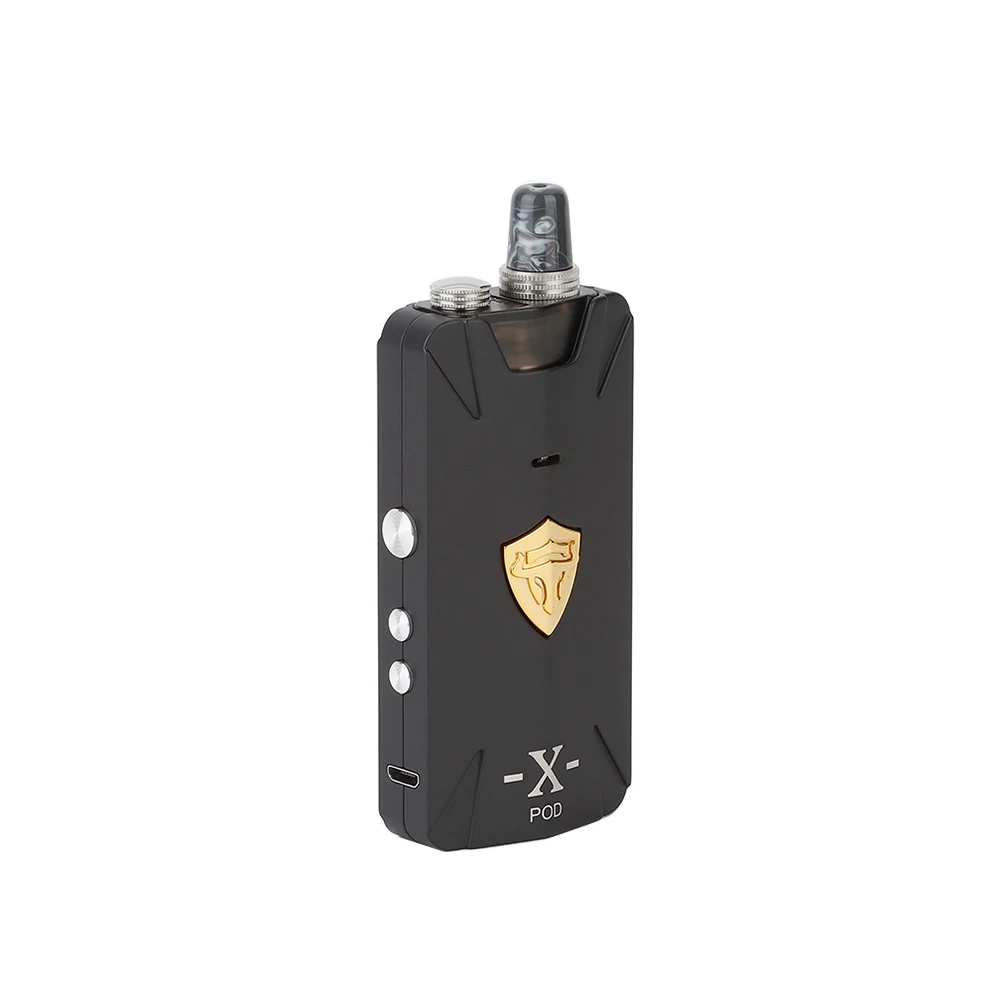 Online Original THC Tauren X POD System Kit with1000mAh Eingebaute Batterie 2ml Pod Patrone Vape Kit   25W Mod e zigarette VS VINCI Kit