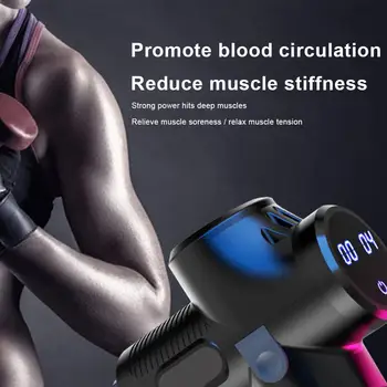 

New Fitness Muscle Relaxer Sport Therapy Muscle Massager Body Relaxation Pain Relief Slimming Shaping Massager With LCD Display