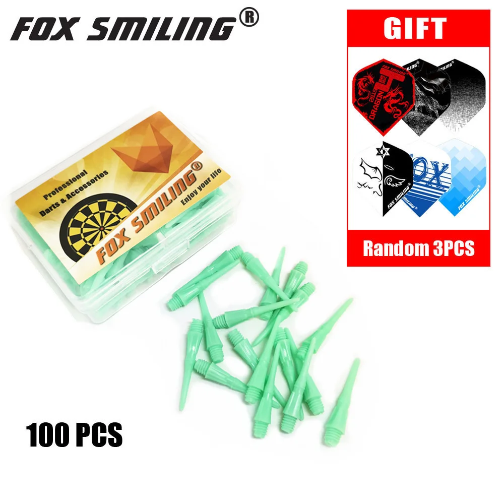 Fox Smiling шт./компл./Комплект Электронный Дротика 2BA Groove 25 мм с мягким наконечником