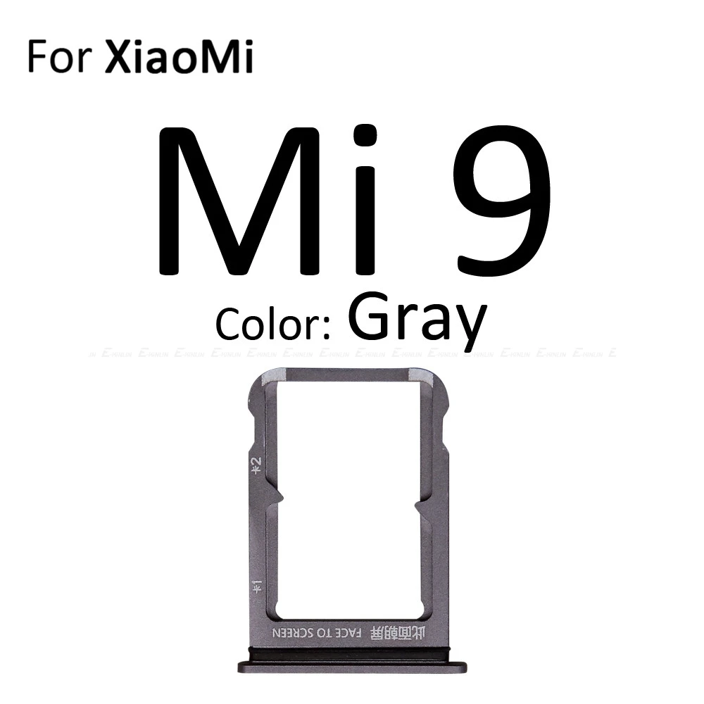 Высокое качество Micro SD/Sim карты лоток гнездо адаптер для Xiaomi Mi 9T 9 Lite SE Разъем Держатель Слот ридер контейнер запчасти