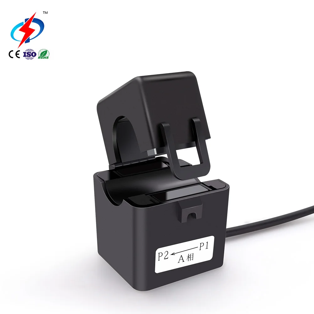 Zhongdun ZDKCT16M-3 3 in 1 with RJ12 Low Voltage Rohs 60A Ac Ct Meters Clamp Sensors Current Transformer