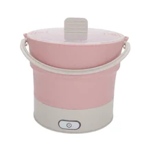 Portable Electric Hot Pot Cooker Multi-Function Travel Folding Electric Skillet US Plug