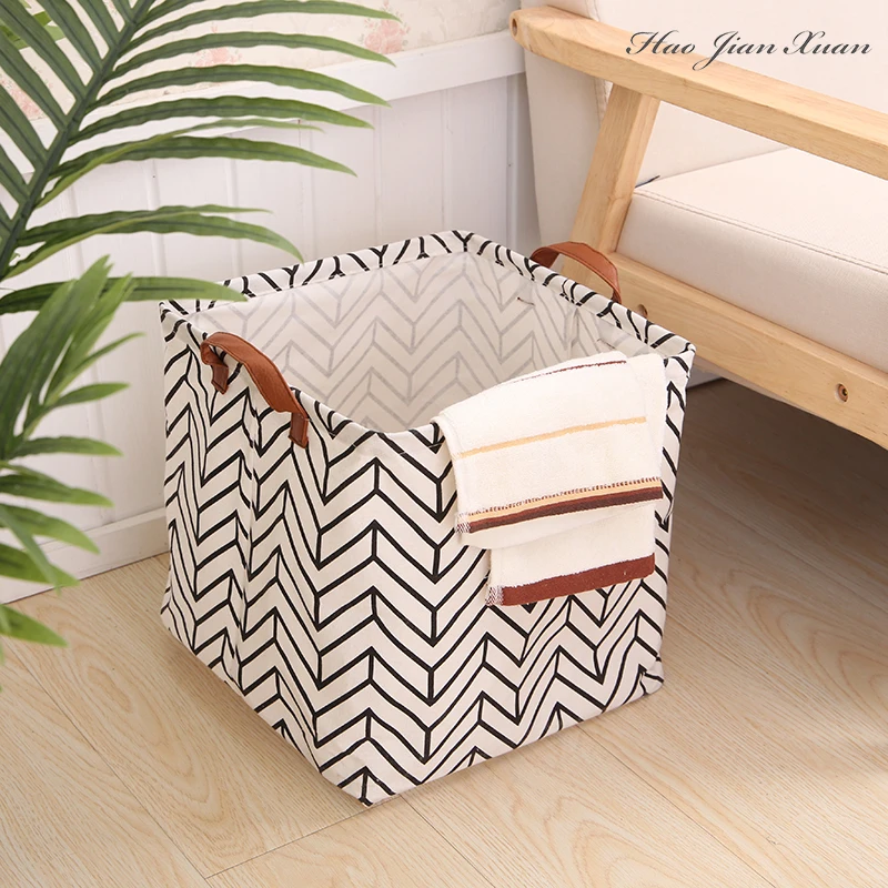 Waterproof Cube Storage Basket with Handles