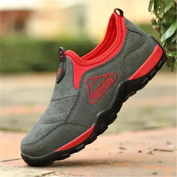 

Spring Autumn Wear Boys' Flats Genuine Leather Shoes With Non-Slip Wear-Resistant Sole, Kids Comfortable Casual Slip-on Shoes