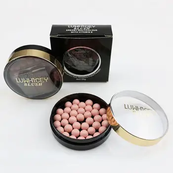 

1pcs 3 In 1 Waterproof Long Lasting Blush Eyeshadow 8 Contour Colors Matte Blusher Balls Makeup Blush Palette Ball Face Pow L0J1