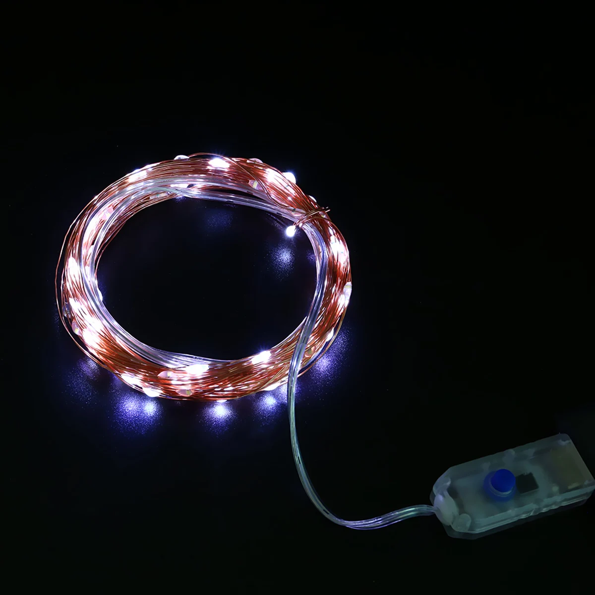 8 режимов дистанционного управления диммируемая USB СВЕТОДИОДНАЯ Гирлянда Сказочный свет серебристо-медный провод Рождественская Свадебная декоративная подсветка для вечеринки