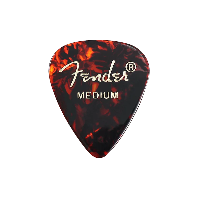 B Medium 0.68mm Fender 1 шт. классический медиатор целлюлоидная гитара pick s конфетти акустическая электрическая гладкая гитарная медиатор аксессуары гитарные части - Цвет: B Medium 0.68mm