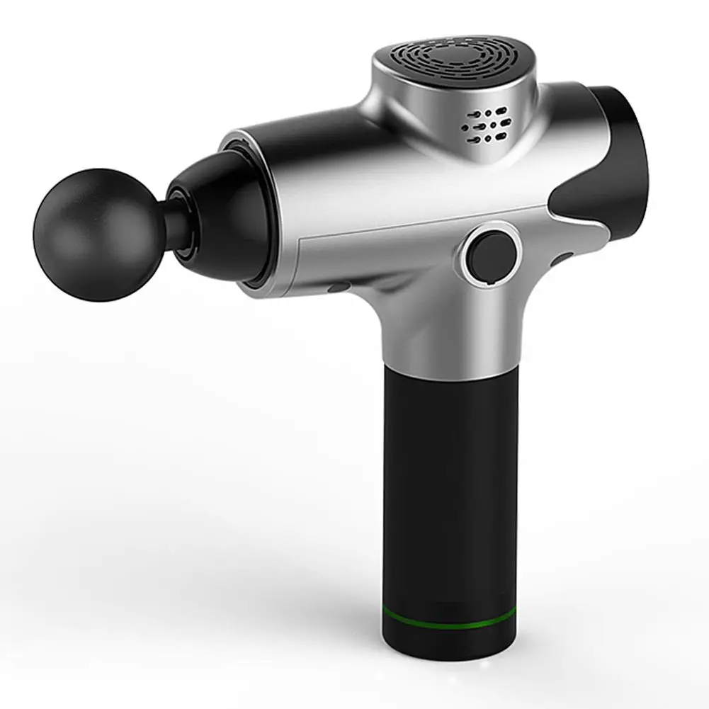 EU US UK Fascia Gun Muscle Massager Fitness Silent Electric Impact Gun Deep Muscle Vibration Shock 2