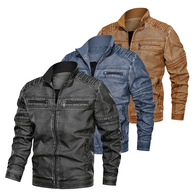 

Men Jackets Coat Autumn Winter Warm Leather Jackets PU Sportswear Military Tactical Jackets Men Pilot Coat Army Men's Coats