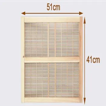 

51*41cm Flat panel bamboo flat beehive isolation board bee king controller anti escape escape beekeeping tool D032