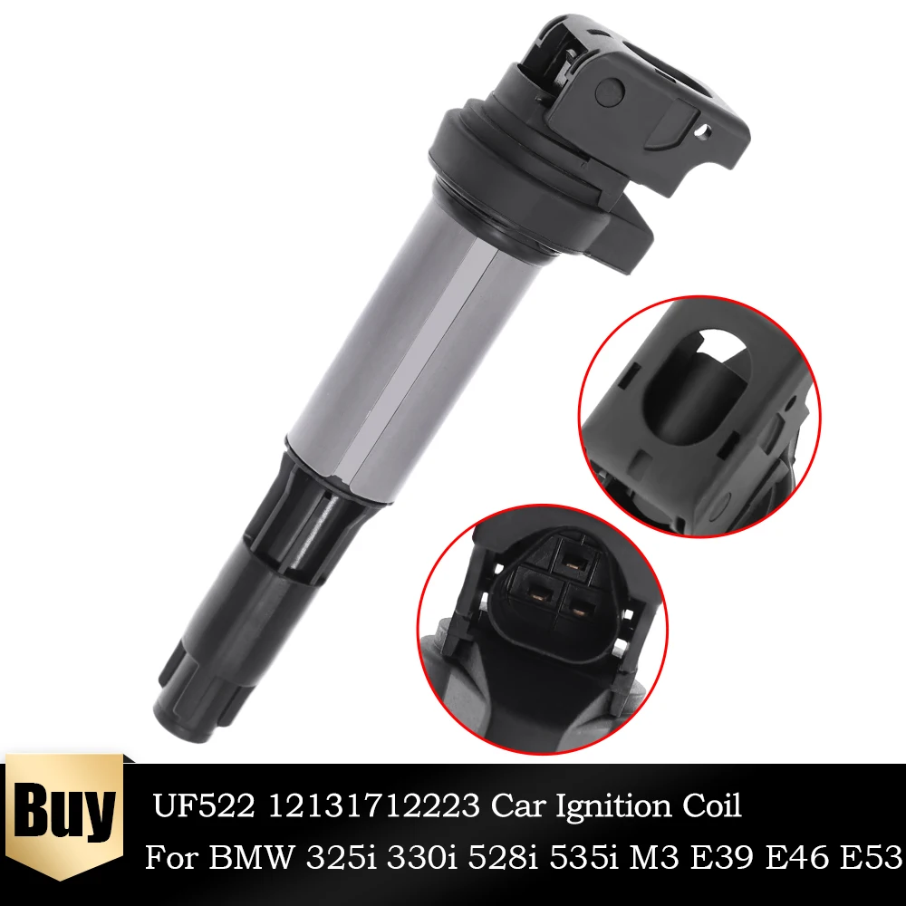 12131712223 катушка зажигания для BMW 325i 330i 528i 535i M3 E39 E46 E53 E60 E63 B322 X5 12131712219 12137551260 UF522 UF515 E534A