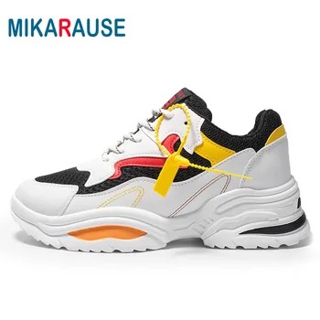 

New Men Sports Running Shoes Outdoor Cushion Sneakers Lace-up Casual Shoes Comfortable Light Fashion Trend Boys Daddy Sneaker