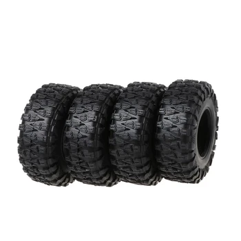 

4 pcs 2.2 inch Soft Rubber Tires 120mm Tyre with Foam Insert for 1/10 RC AXIAL SCX10 II MST JEEP TRX-4 Truck