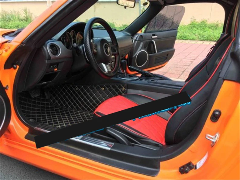 Кожаные автомобильные коврики для mazda MX-5 mx5 Roadster Miata 2005- Аксессуары для ковров