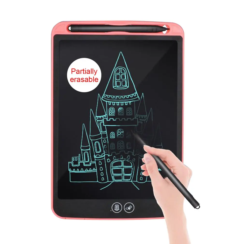 8,5 дюймов ЖК-планшет для рисования цифровые графические планшеты электронный блокнот для рукописного ввода частично стираемая чертежная доска