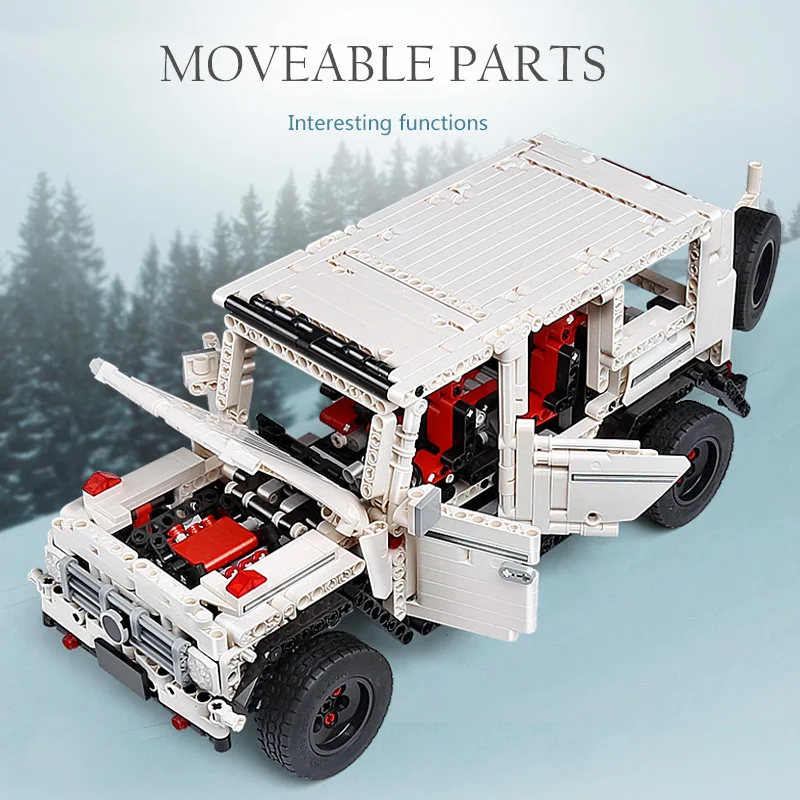 Пресс форма для King MOC дизайн грузовик внедорожник G500 AWD универсал Off модель