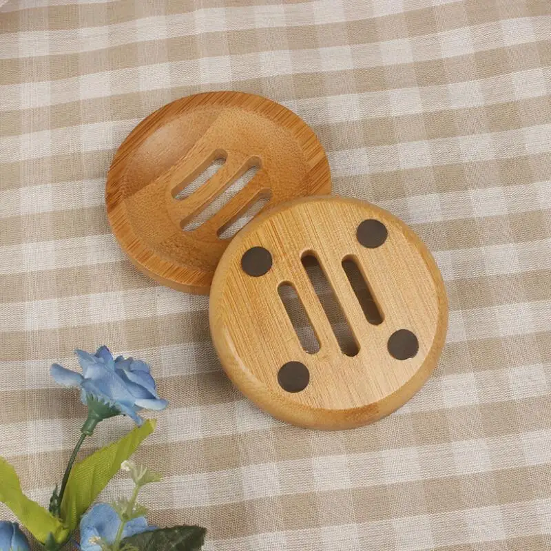 Worldwide Natural Bamboo Wood Soap Dish Storage Holder Bath Shower Plate Bathroom Free Shipping LX8344