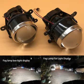 

2PCS Super bright lens fog lamp Fog Lights LED 35W 55W RANSIT TOURNEO TRANSIT CUSTOM FOCUS MK2/3 Platform Chassis FUSION