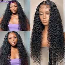 

Deep Wave Lace Front Human Hair Wigs T Part Wigs Peruvian Remy Hair 5x5 HD Deep Wave Wig 13X4 Lace Front Wigs For Black Women