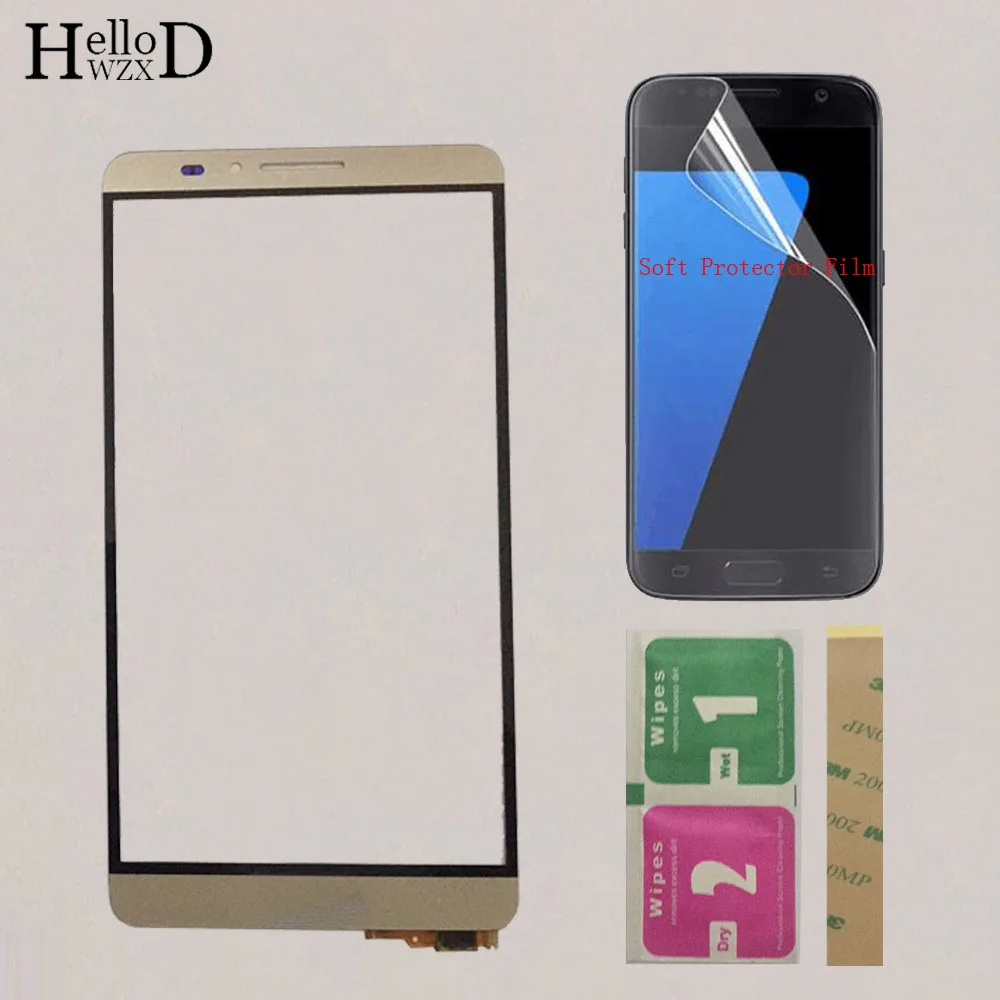 Мобильный сенсорный экран панель дигитайзер сенсор в сборе для huawei Ascend mate 7 MT7-TL10 сенсорный экран стекло+ защитная пленка