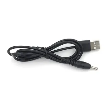 Dc3.5 * 1.35mm USB 충전 케이블 Fairywill/KIPOZI/Dnsly/Sboly 음파 칫솔 3 피트 (1 미터) (블랙)