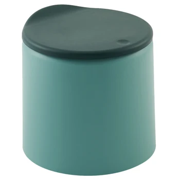 

Mini Garbage Bin Storage Box Trash Can Organizer Plastic Desktop Garbage Can Waste Container With Lid Green