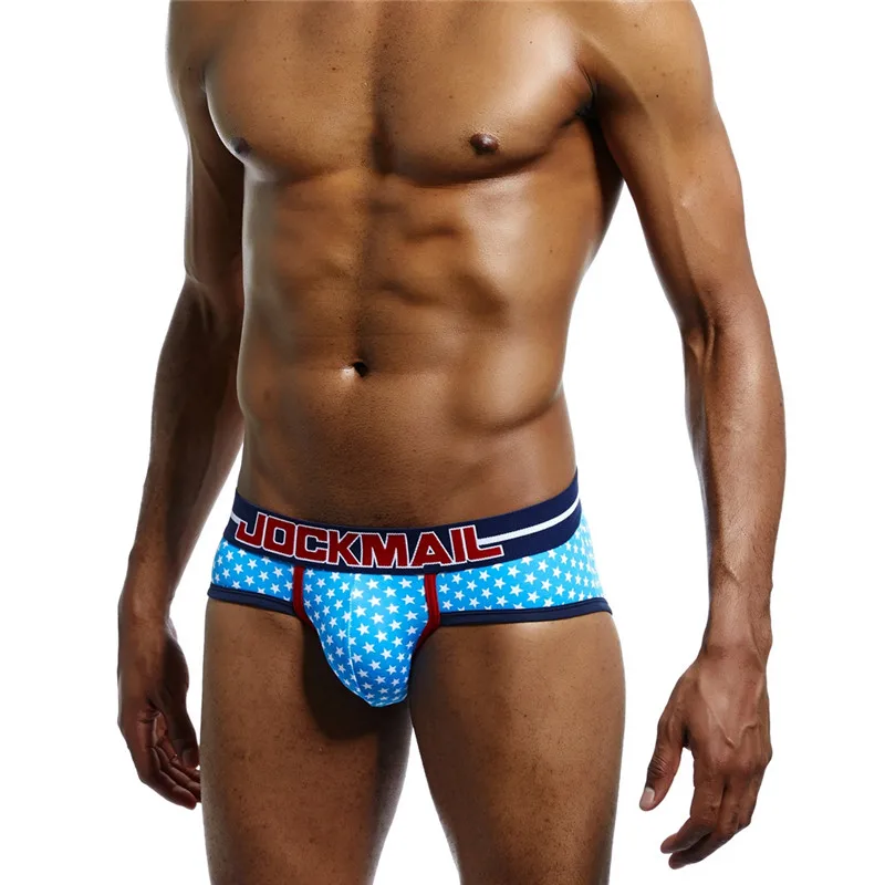 Description Picture 4 of itemJOCKMAIL Brand Mens Underwear Briefs Cotton Sexy pipe Gay Penis Pouch calzoncillos hombre slip Gay Sleepwear male panties shorts