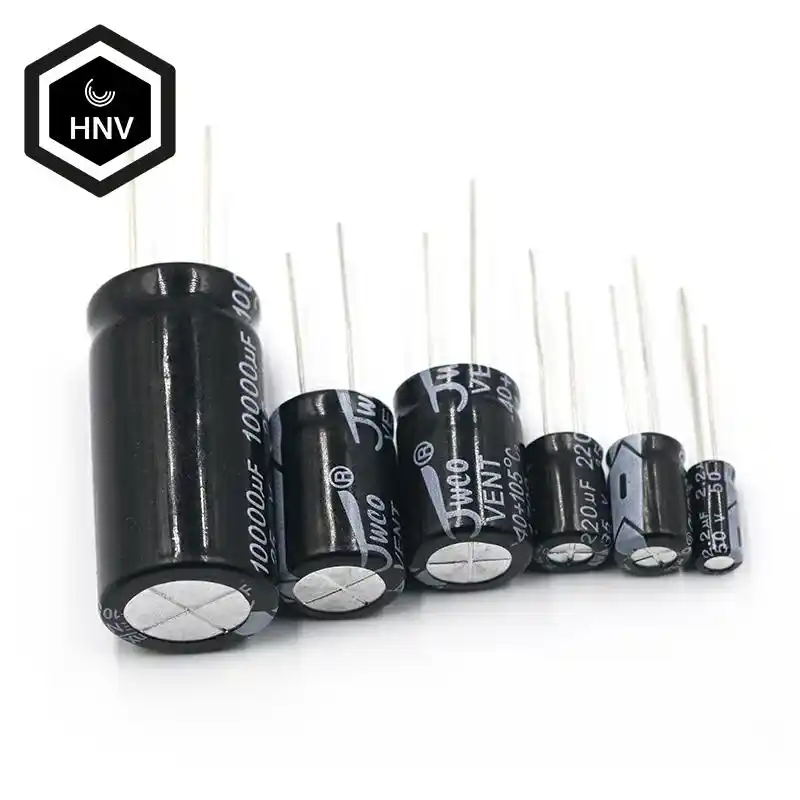 10uF 33uF 68uF 82uF 100uF 120uF 150uF 180uF 220uF 400V Electrolytic Capacitor