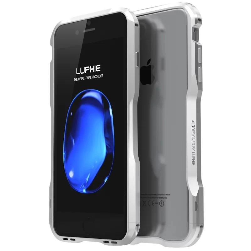 Серебристый Металлический бампер чехол для iPhone11 Pro max чехол Роскошный Жесткий авиационный алюминиевый каркас чехол для телефона s для iPhone XS XR 8 7Plus противоударный - Цвет: Серебристый