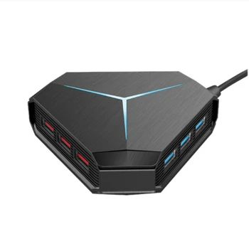 

Multi USB 3.0 Hub Splitter TF SD Card Reader with Microphone Interface High Speed 6 Ports Hub for PC Computer