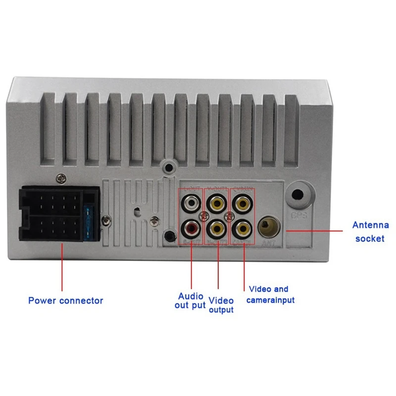 2 Din Автомобильный мультимедийный радио плеер Hd 7 дюймов свяжитесь Экран стерео Bluetooth 12V 2Din Fm Iso Мощность Aux Вход Авто Mp5 плеер Sd Usb, 70