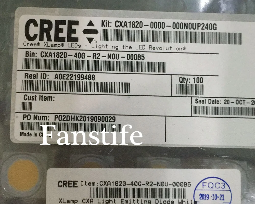 CREE CXA1820 High CRI93 40W 3000K 4000K высокомощный светодиодный COB