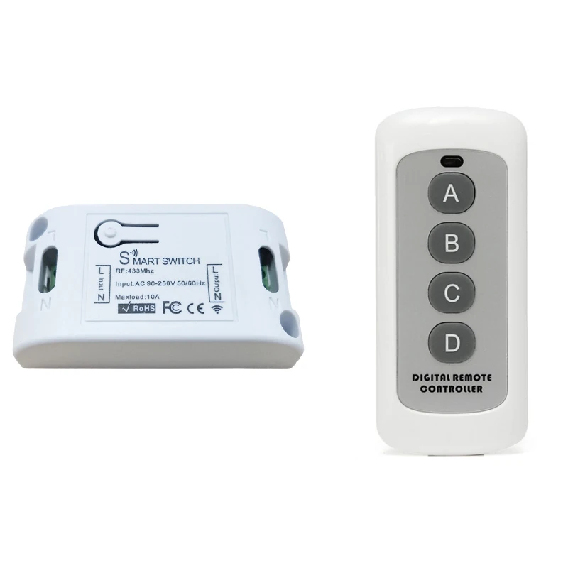 RF frequency 433MHz Smart switches Wireless remote control / transmitter Suitable for home mall burglar alarm 433 no wifi | Обустройство