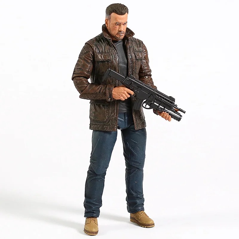 美品 NECA ネカ ターミネーター T-800 サラ コナー フィギュア Neca-ターミネーターT-800アクションフィギュア,ダークフェイト