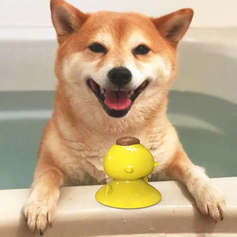 Коврик для кормления собак, медленный питатель, Игрушки для ванны собак с присоской для ванны, для отвлечения, легкий уход в душевой ванне, игрушка для раковины