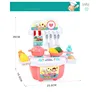 22Pcs Plastic Mini Children Baby Kitchen Play House Toy Simulational Kitchenware Storage Cookware Cooking Pretend Play for Girls 6