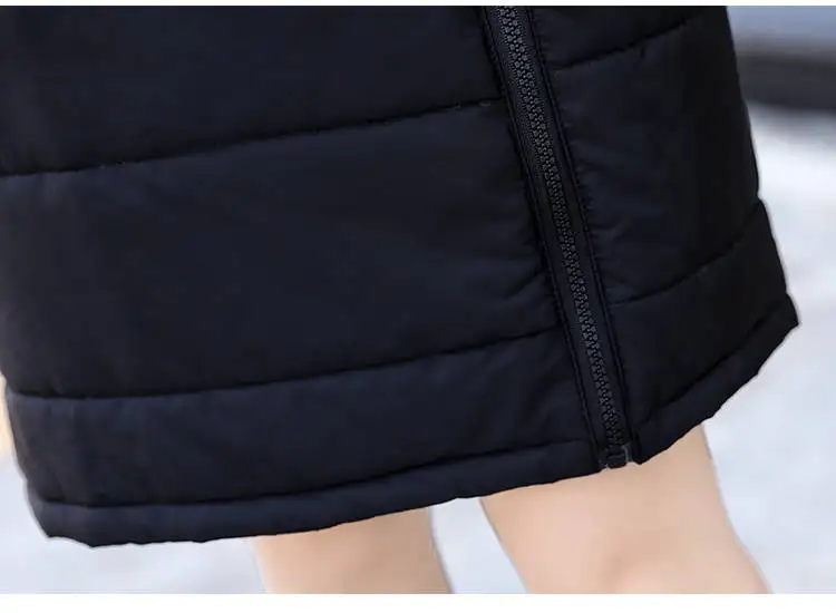 Черный пуховик из хлопка размера плюс винтажная одежда с высокой талией Осень Зима повседневные Мини Короткие Юбки Женская юбка женская уличная одежда