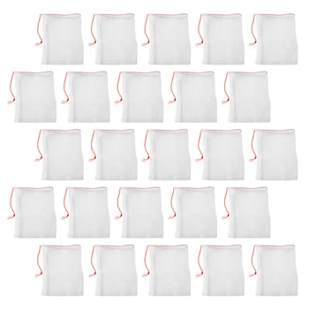 

100pcs Nylon Seed Bag Insect-Proof Practical Simple Net Mesh Bag Fruit Tree Bag (10x15cm)
